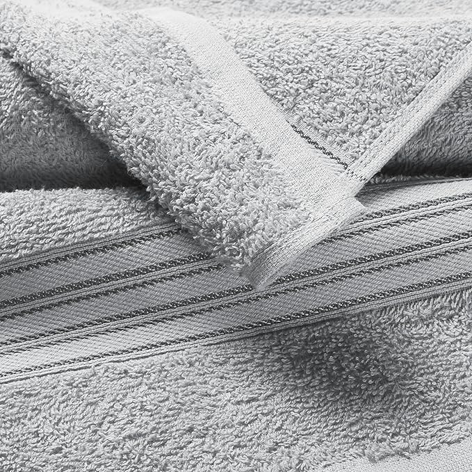 BOUTIQUO Ultra Soft Cotton 6 -Piece Hand Towel Set 16x24 Inch, Spa & General - Image 2