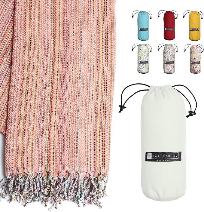 BAY LAUREL Turkish Beach Towel by BayLaurel