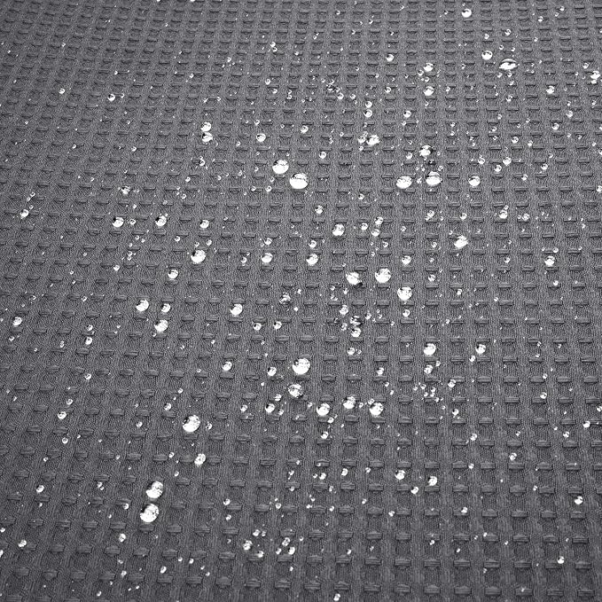 River Dream Stall Heavyweight No Hooks Required Dotted Waffle Weave Shower - Image 7