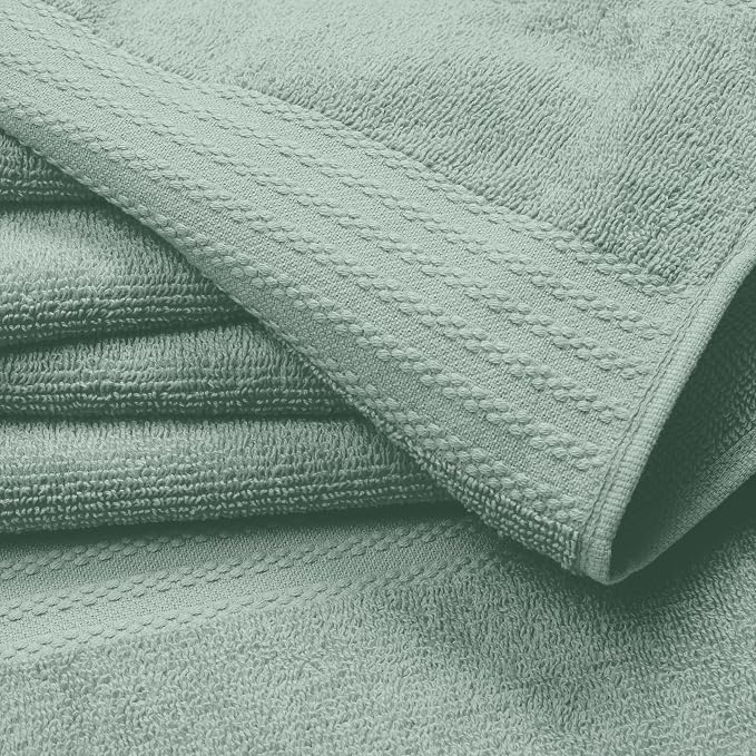 GLAMBURG Premium Cotton 4 Pack Bath Towel Set - Image 2
