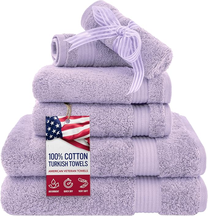 American Veteran Towel, 6 Piece Towel Set by American+Veteran+Towel