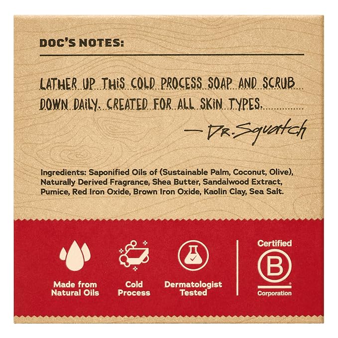 Dr. Squatch Natural Bar Soap for Men - Image 2