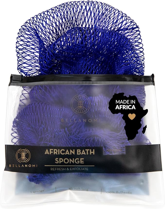 Bellanomi African Exfoliating Net Sponge Authentic Ethically Sourced from by Bellanomi