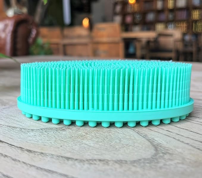 Premium Sensory Brush for Kids or Autism, Soft Silicone Body Scrubber, 2 in 1 - Image 4