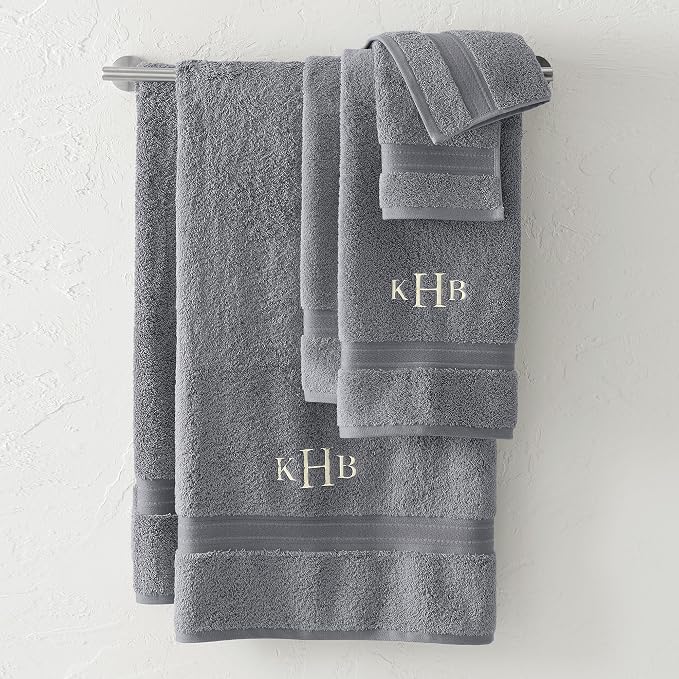 Lands' End Supima Towel Rich Steel Bath- Bath Sheet by LandsEnd