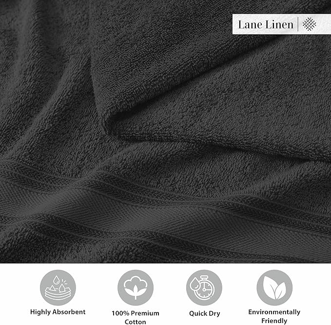 LANE LINEN 12 Pack Premium Towels - Image 7