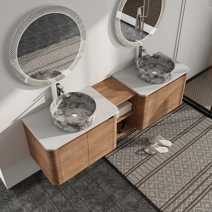 Malwee 72" Floating Bathroom Vanity by Malwee-SweetStar