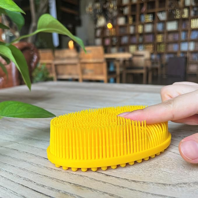 Premium Sensory Brush for Kids or Autism, Soft Silicone Body Scrubber, 2 in 1 - Image 4