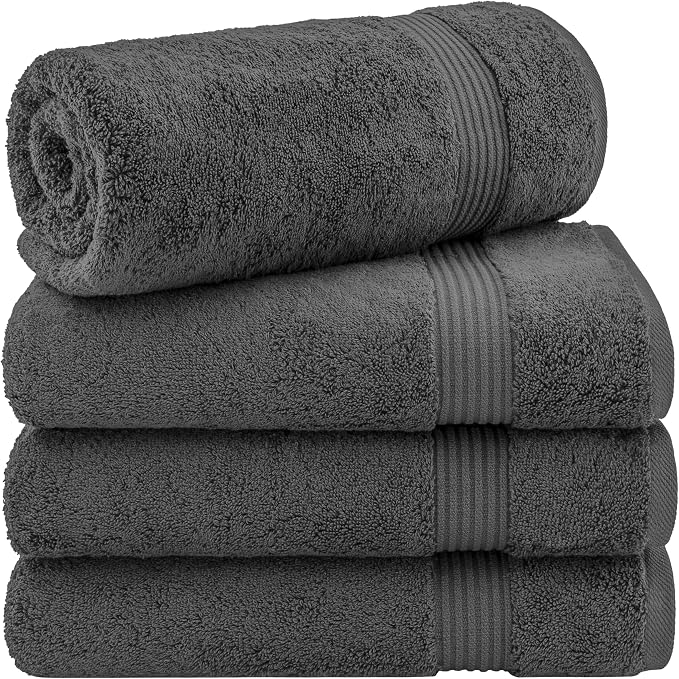 Cotton Paradise 4 Piece Turkish Bath Towels by UNITEDHOMETEXTILE