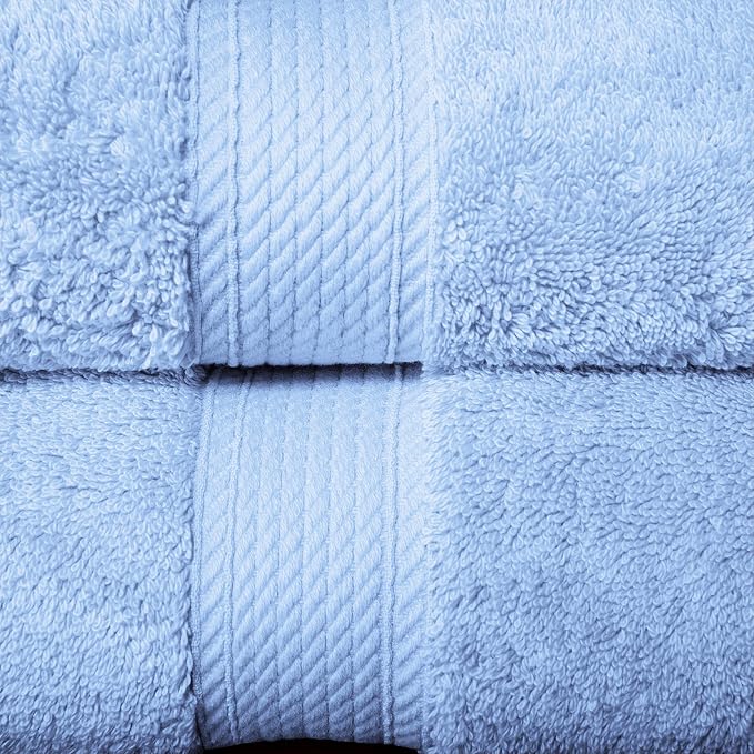 BLUENILEMILLS BNM Egyptian Cotton 2-Piece Towel Set, Includes 2 Bath Towels - Image 7