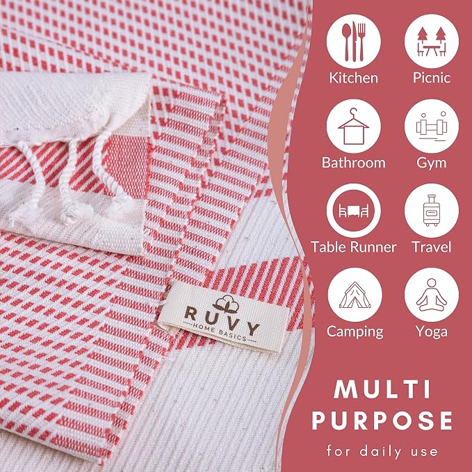 Ruvy Home Basics Turkish Hand Towels - Image 4