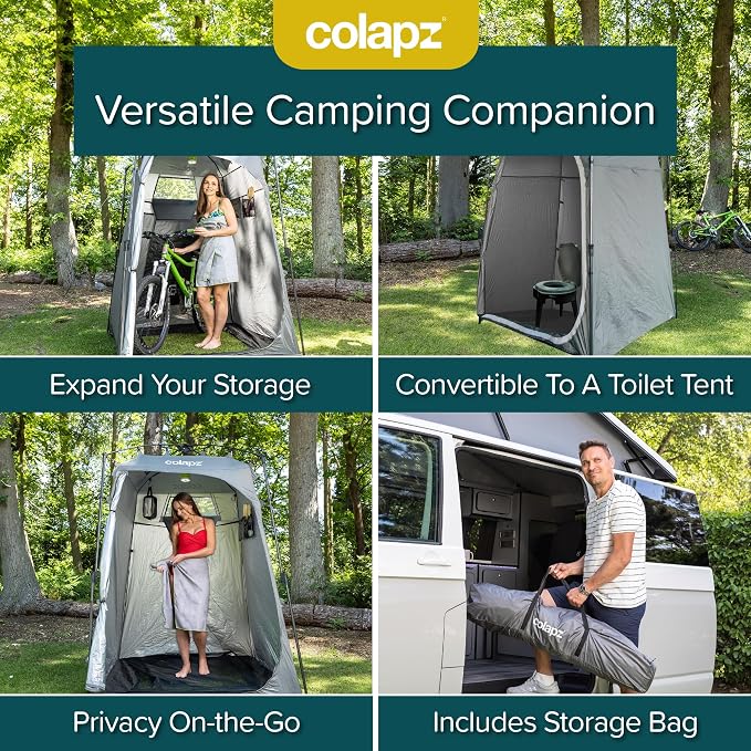 Colapz Camping Shower Tent and Pop Up Toilet Tents - Image 2