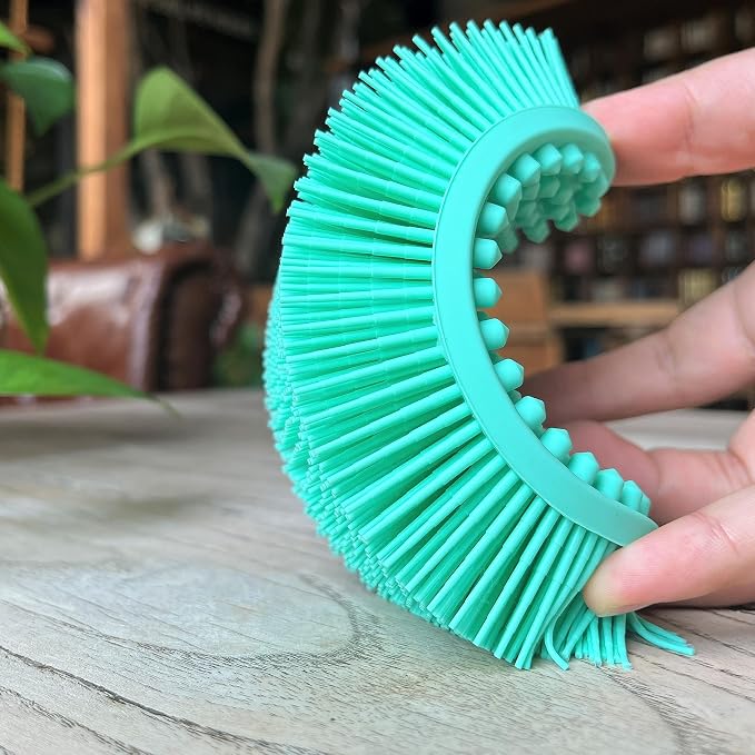 Premium Sensory Brush for Kids or Autism, Soft Silicone Body Scrubber, 2 in 1 - Image 6