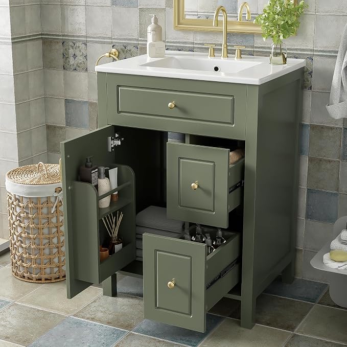Harper & Bright Designs 24" Bathroom Vanity by HarperBrightDesigns