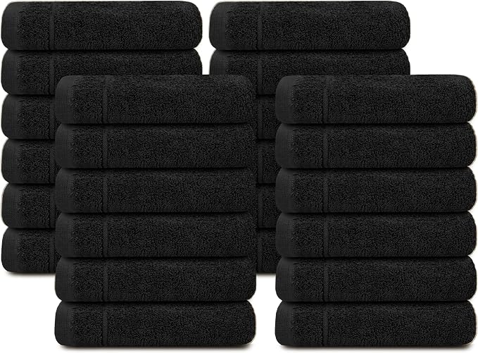 Tens Towels Pack of 24 Washcloths, 12 x 12 Inches, Lighter Weight, Quick to Dry - Image 8