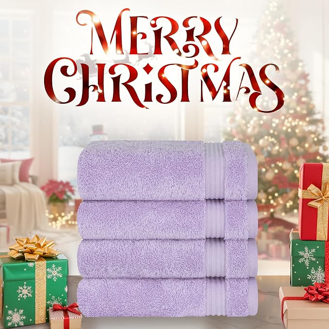Cotton Paradise Hand Towels for Bathroom, 100% Cotton Turkish 4 Piece Hand - Image 2