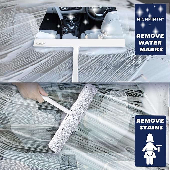 12 Inch Silicone Shower Squeegee - Image 6