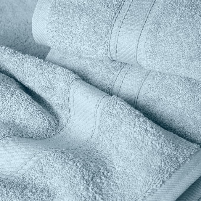 Superior Egyptian Cotton Pile 6 Piece Towel Set, Includes 2 Bath, 2 Hand - Image 3