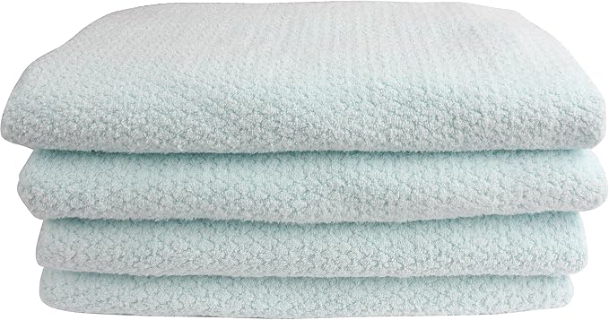 Everplush Diamond Jacquard Bath Sheet 2 Pack in Hushed Green by Everplush