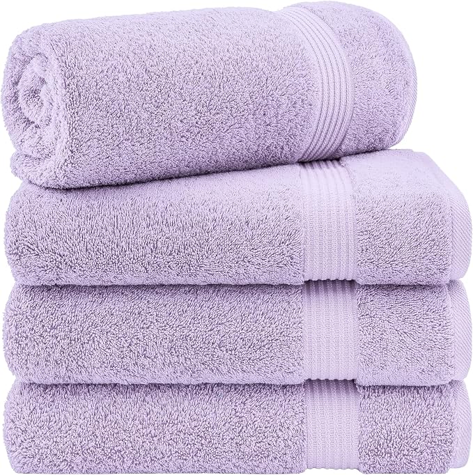 Cotton Paradise 4 Piece Turkish Bath Towels by UNITEDHOMETEXTILE