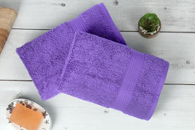 Ample Decor Hand Towel 18 X 28 Inch 600 GSM 100% Cotton, Premium Soft Absorbent - Image 2