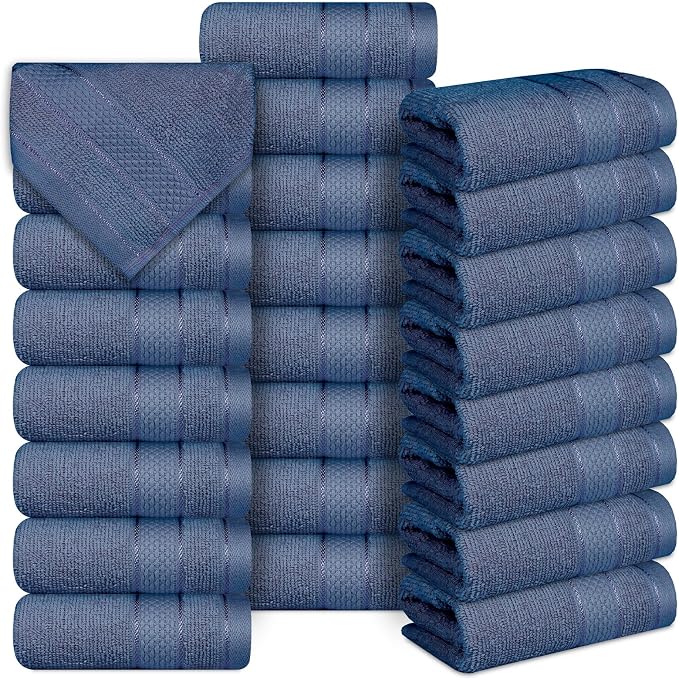 Casa Lino Face Towels & Body Wash Cloths by CASALINO