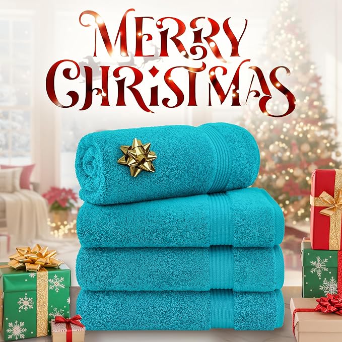 Cotton Paradise 4 Piece Turkish Bath Towels - Image 2