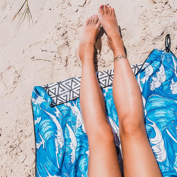 4Monster Microfiber Beach Towel Quick Dry, Super Absorbent Lightweight Travel - Image 6