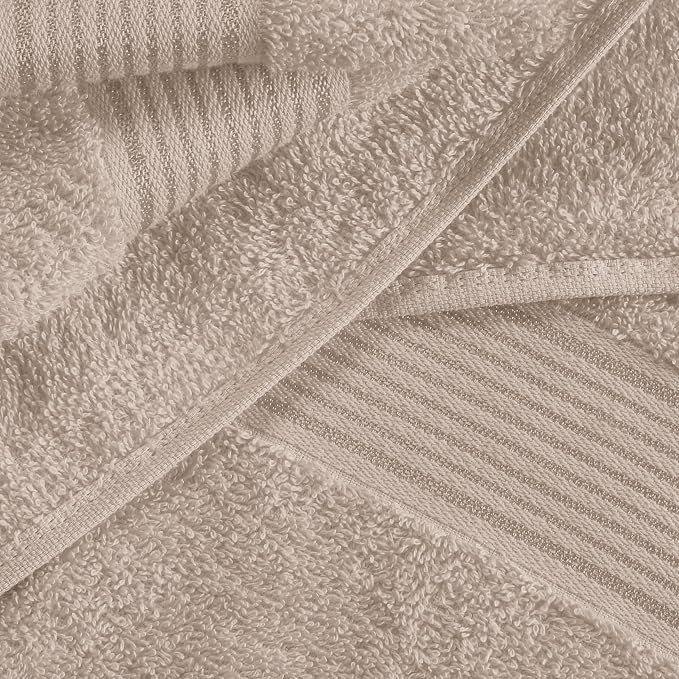 Belizzi Home Cotton 2 Pack Oversized Bath Sheet 35x70, Large Bath Sheet - Image 2