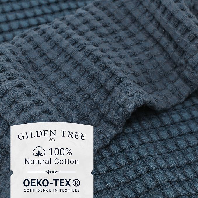 GILDEN TREE Waffle Bath Towels Wash Cloths - Image 2