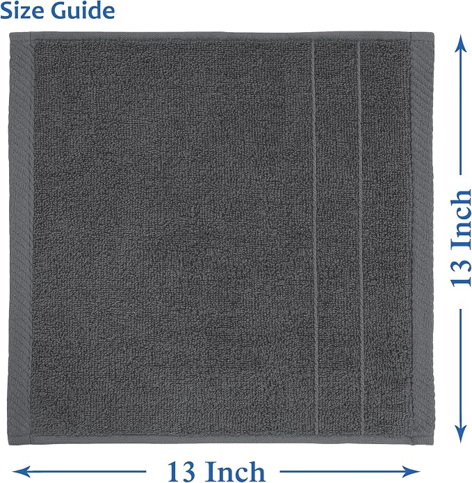 Casa Platino Wash Cloths Set of 6 - Image 3