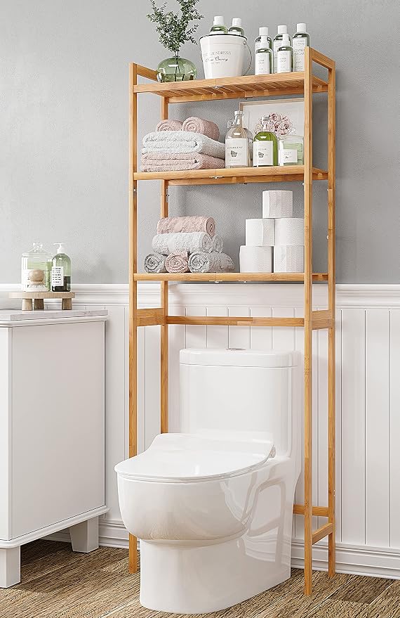 AMBIRD Over The Toilet Storage, 3-Tier Bathroom Organizer Over Toilet - Image 9