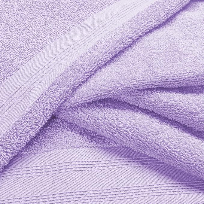 Ultra Soft 3 Pack Cotton Towel Set, Contains a Bath Towels 28x55 inch, a Hand - Image 2