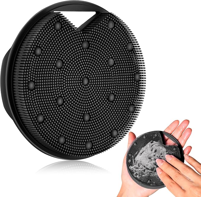Silicone Body Scrubber for Men Women by XCRUCC