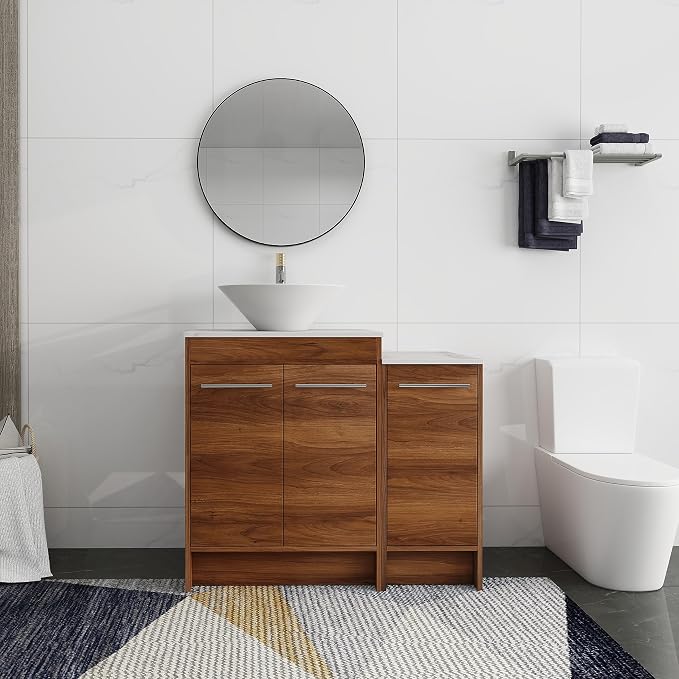 36 Inch Bathroom Vanity with Sink, Mordern Bathroom Vanity, Single Sink by ARTCHIRLY