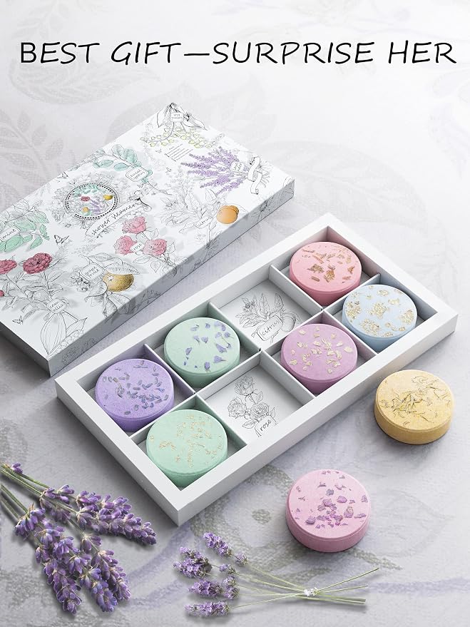 Shower Steamers Aromatherapy Stocking Stuffers 8 Scents, Christmas Gifts - Image 6
