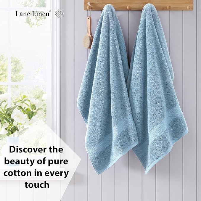 LANE LINEN 100% Ring Spun Cotton Bath Sheets - Image 3