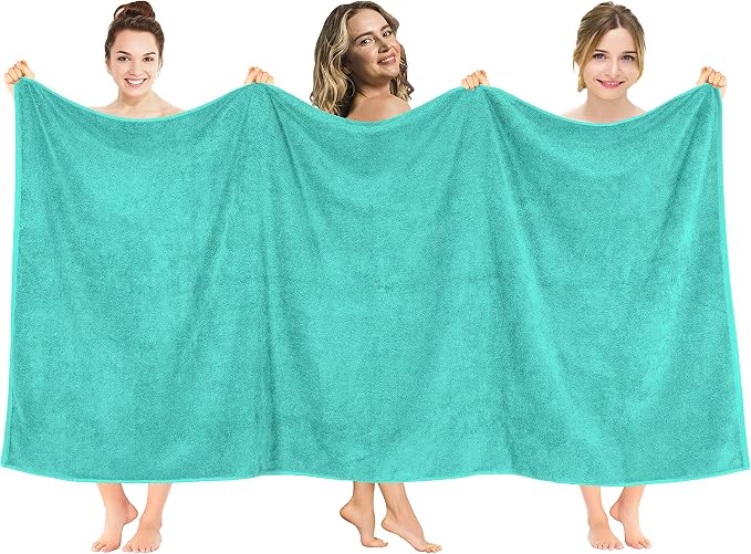American Soft Linen Oversized Bath Sheet 40x80 Extra Large by AmericanSoftLinen