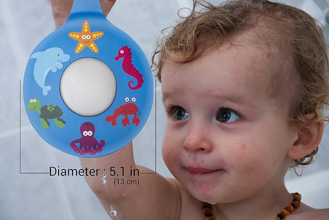 Fun Heavy Duty Bathtub Stopper for Kids, Secure Drain Cover for Bath Tubs - Image 3