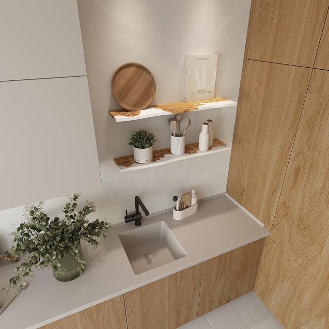 RWA Live Edge Floating Shelf – Unique Wood Floating Shelf - Image 2