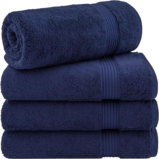 Cotton Paradise 4 Piece Turkish Bath Towels by UNITEDHOMETEXTILE