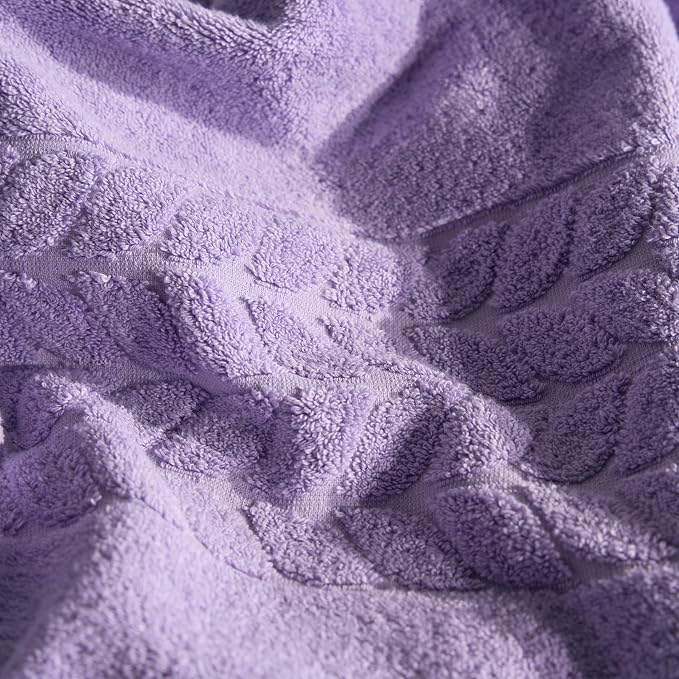 BAGNO MILANO Organic Turkish Cotton Bath Towels, Luxury Jacquard Collection - Image 6