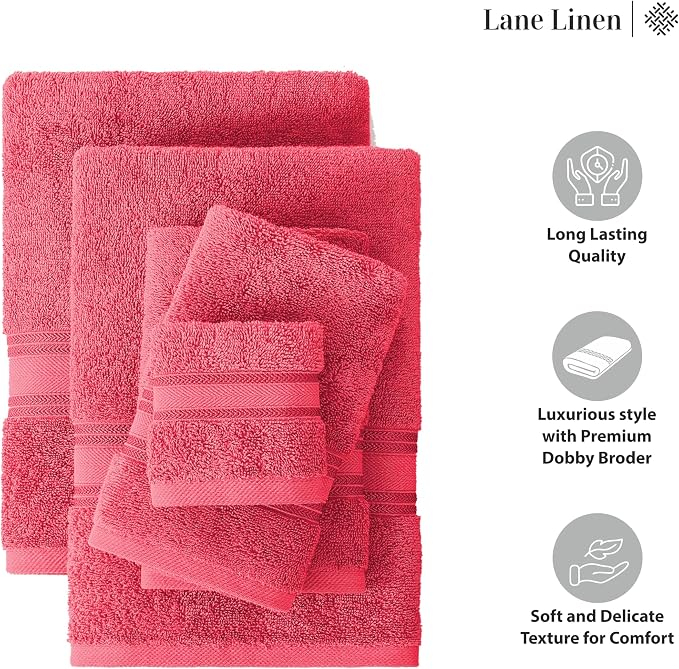 LANE LINEN Luxury Bath Towels Set - Image 6
