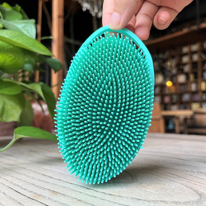 Premium Sensory Brush for Kids or Autism, Soft Silicone Body Scrubber, 2 in 1 - Image 4