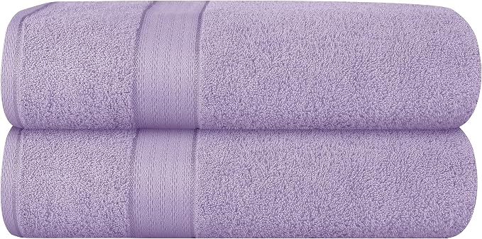 GLAMBURG 700 GSM Premium Cotton 2-Pack Oversized Extra Large Bath Sheet Set by GLAMBURG