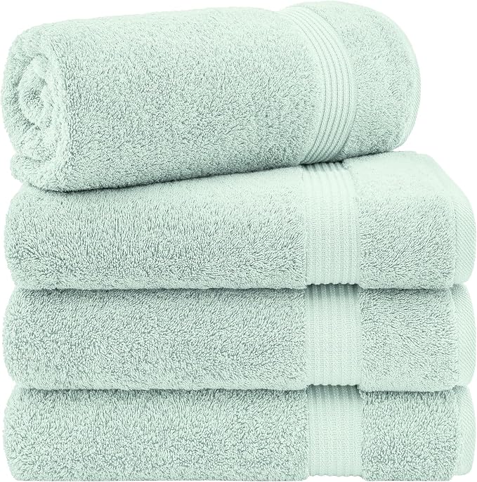 Cotton Paradise 4 Piece Turkish Bath Towels by UNITEDHOMETEXTILE