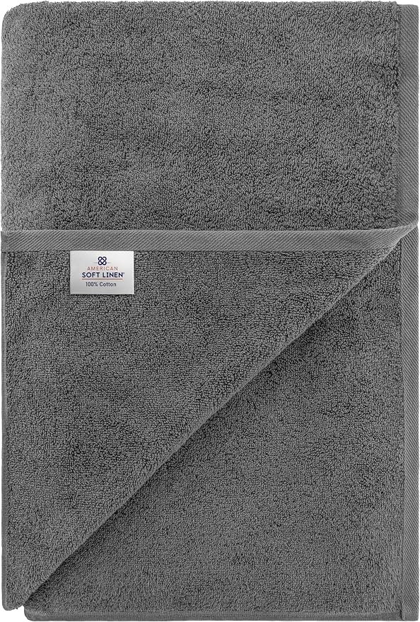 American Soft Linen Oversized Bath Sheet 40x80 Extra Large - Image 6