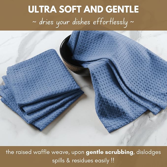 Native Fab 100% Cotton Kitchen Towels - Image 3