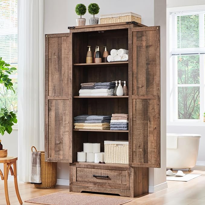 Farmhouse Kitchen Pantry Cabinet - Image 9