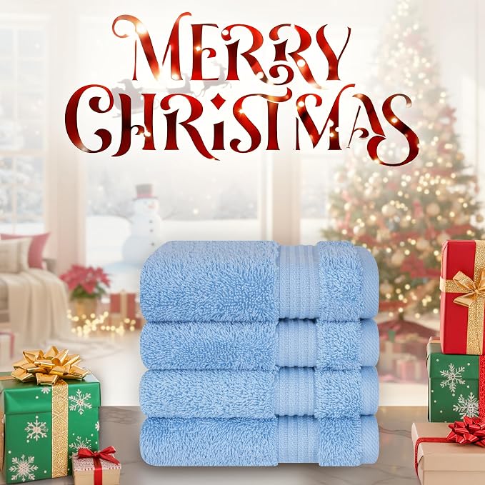 Cotton Paradise 100% Cotton Turkish Washcloth Set - Image 2